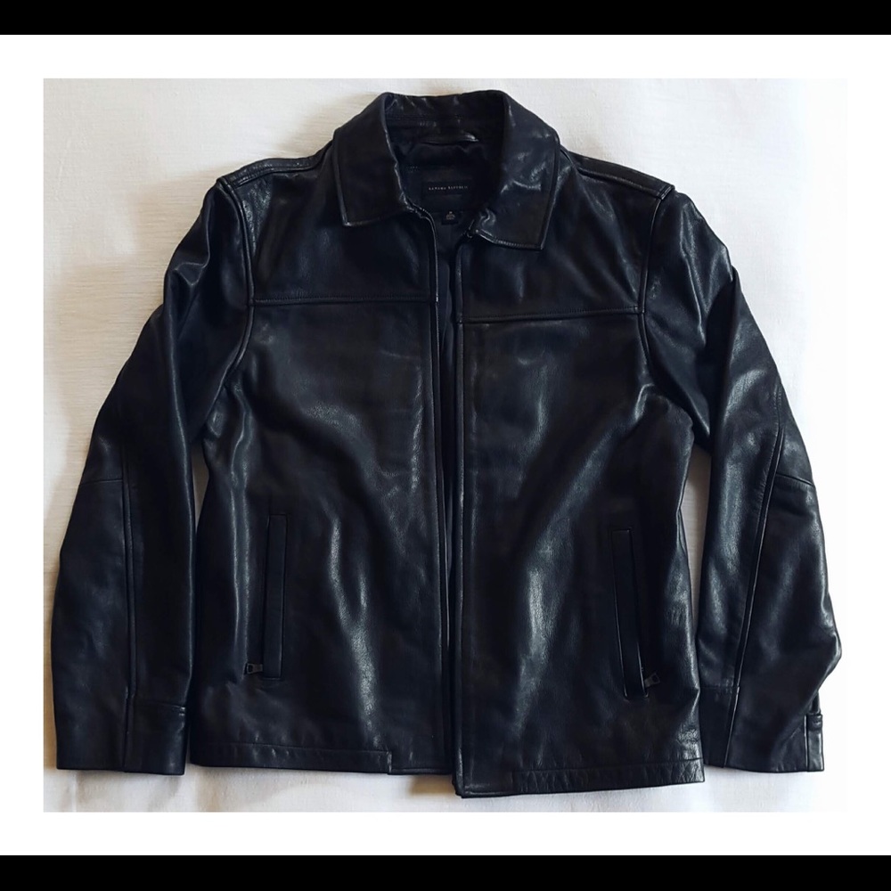 Banana Republic, Sz M 38/40, Men’s leather jacket.